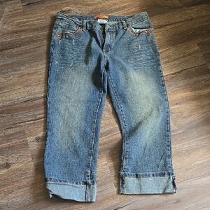 Apollo Cuffed Jeans Blue Relaxed Fit Denim